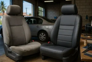 Diferença entre encerar, polir e vitrificar. 