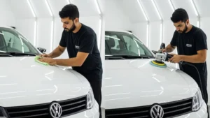 Por que o polimento técnico demora mais de um dia? 